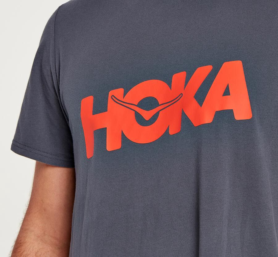 Camisa Hoka One One Hombre Azules - Brand - HPVI21695